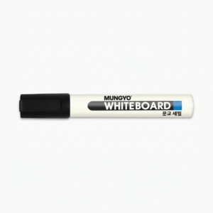 MUNGYO MAGNETIC WHITE BOARD MARKERS, FINE TIP, 1DOZ., BLACK