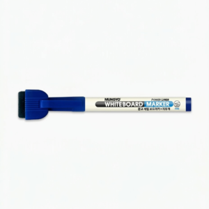 MUNGYO MAGNETIC WHITE BOARD MARKERS, FINE TIP, 1DOZ., BLUE